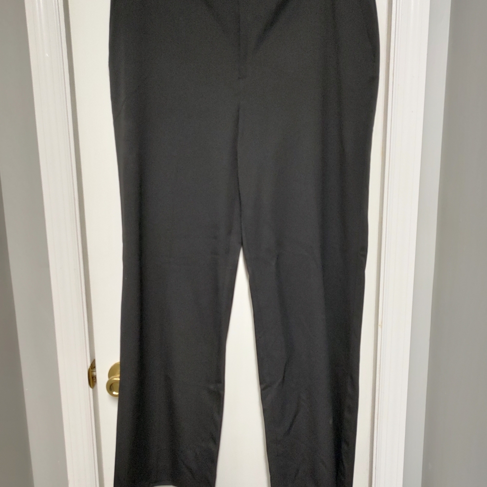 Ralph Lauren Classic Black Straight Leg Pants